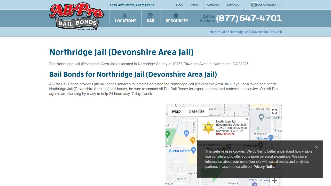 Northridge Jail (Devonshire Area Jail)